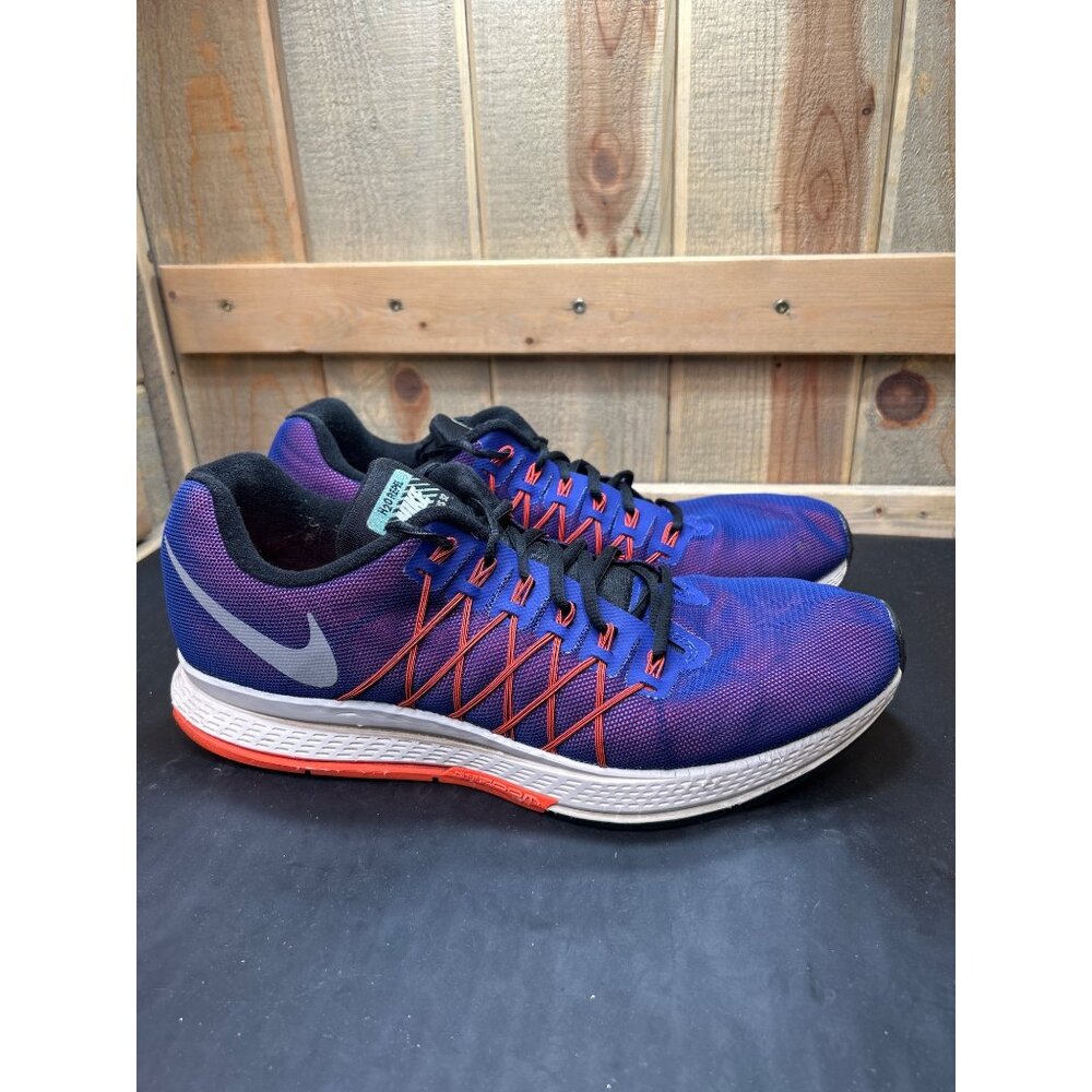 Nike Air Zoom Pegasus 32 H2O Repel Mens 806576-408 Blue Size 14 Rare Colorway